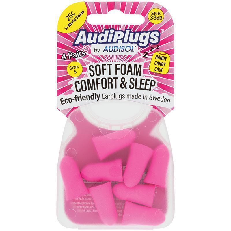 Buy Audiplugs Soft Foam Comfort & Sleep Ear Plugs 4 Pairs Online