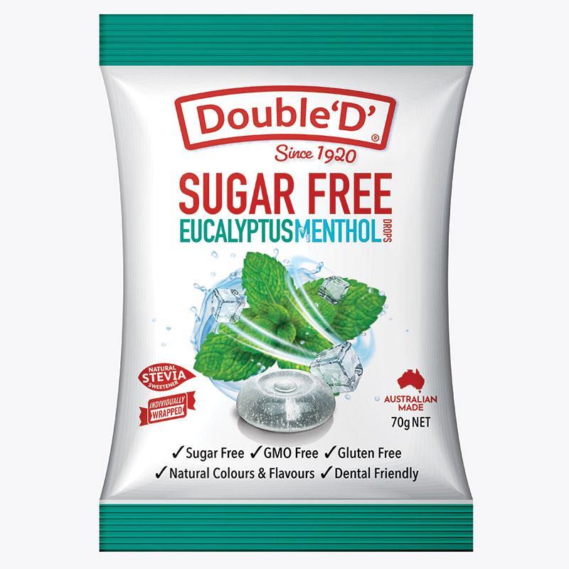 Buy Double D Sugarfree Eucalyptus Menthol 70g Online at Chemist