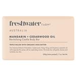 Freshwater Farm Australia Mandarin + Cedarwood Oil Revitalising Body Bar 200g