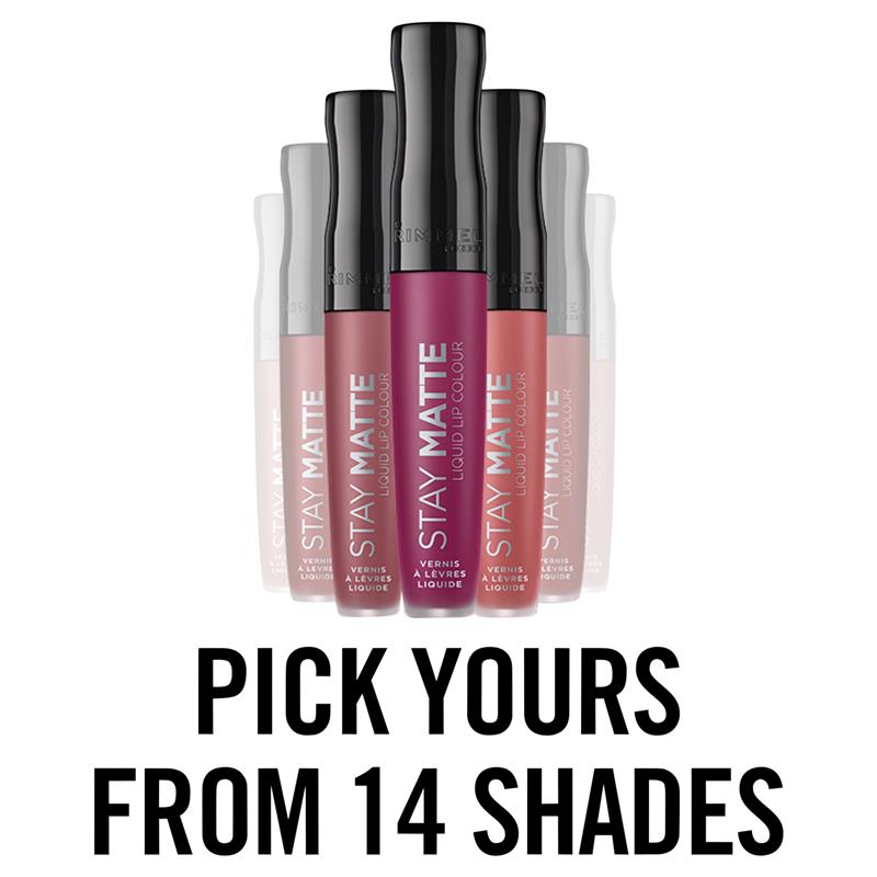 Buy Rimmel Stay Matte Liquid Lipstick 820 Heartbeat Online At Chemist Warehouse®