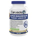 Carusos Super Magnesium Powder Lemon/Lime 250g
