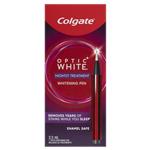 Colgate Optic White Pro Series Overnight Teeth Whitening Treatment Pen with Hydrogen Peroxide, Enamel Safe, 1 Pack