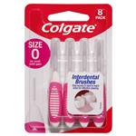 Colgate Interdental Brushes Size 0 8 Pack