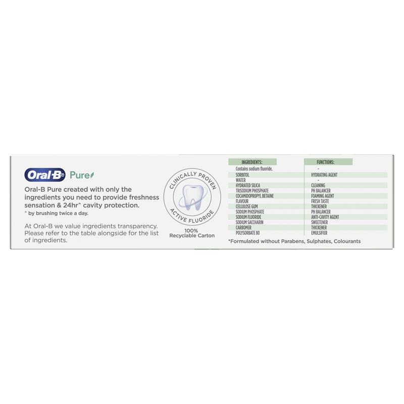 Buy Oral B Toothpaste Pure Multi-Protect 100g Online at Chemist Warehouse®