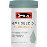Swisse Hemp Seed Oil + Turmeric 60 Capsules