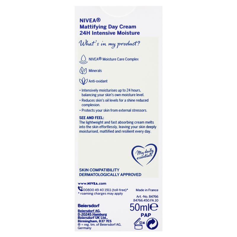 nivea day cream ingredients