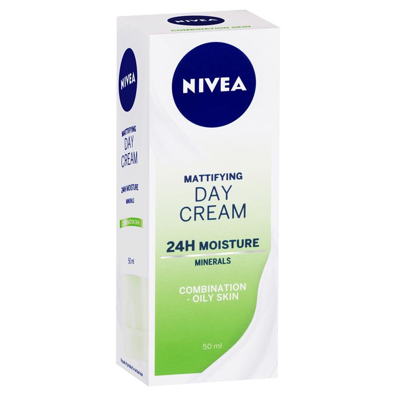 Buy Nivea Visage Daily Essentials Mattifying Day Cream Oily Skin 50ml Online at Chemist Warehouse®