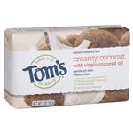 Tom's of Maine Natural Beauty Bar Creamy Coconut Soap 141g 