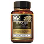 GO Healthy Kava 4200 1-a-day 60 Vege Capsules Exclusive Size
