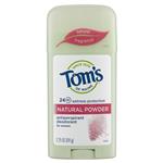 Toms For Women Antiperspirant Natural Powder 64g
