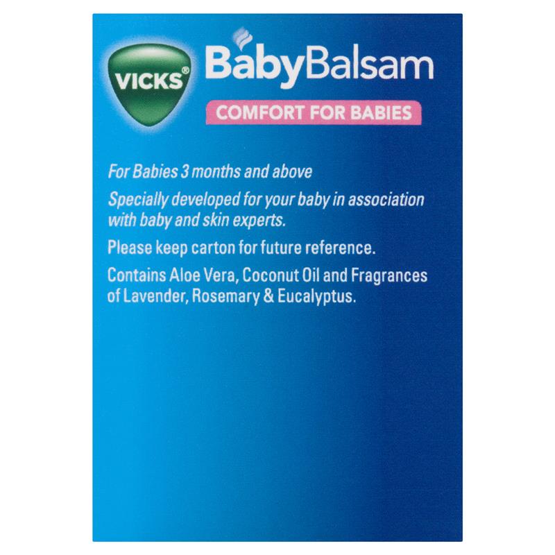 Buy Vicks Vaporub Baby Balsam 100g Online at Chemist Warehouse®