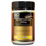 GO Healthy Cod Liver Oil 1000mg 100 Soft Capsules Exclusive Size