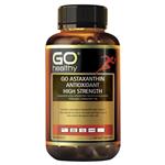 GO Healthy Astaxanthin Antioxidant High Strength 90 Soft Capsules Exclusive Size