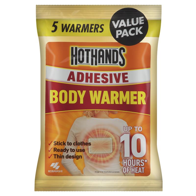 Buy Hot Hands Body Warmer Adhesive 5 Pack Online at Chemist Warehouse®