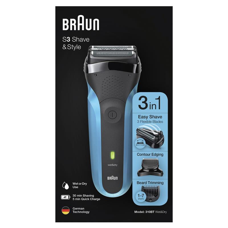 braun shaver 310bt