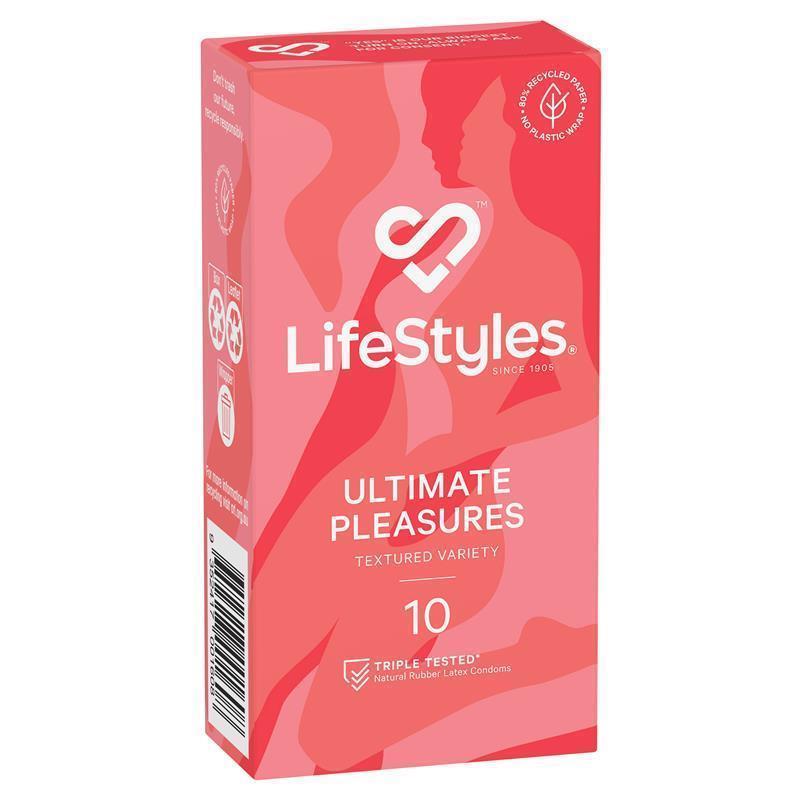 Lifestyles Ultimate 10 Condoms Ribbed Dotted And Stimulating Gel Sensations For Sale Online Ebay