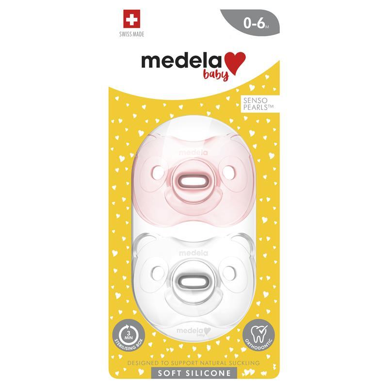 Medela Nipple Teat Slow Flow Standard Neck x2