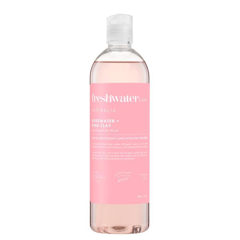 BODY SCRUB  Cleansing Rosewater + Pink Clay 200g – FreshwaterFarm