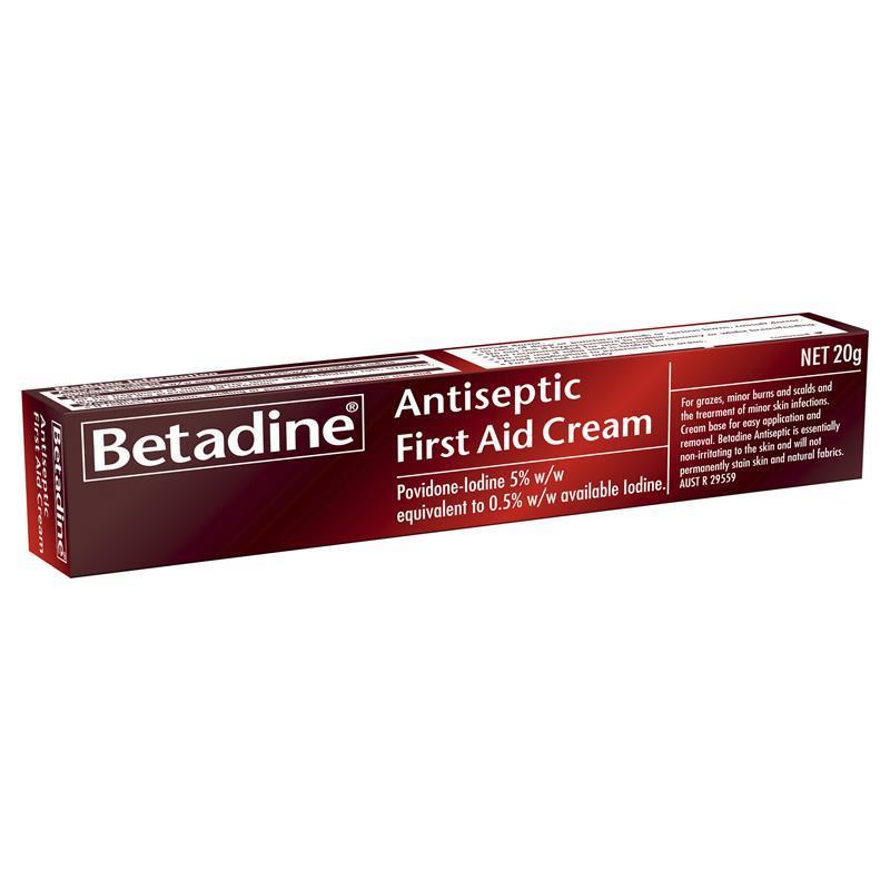 Buy Betadine First Aid Cream 20g Online at Chemist Warehouse®