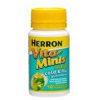 Herron Vita Minis Cold & Flu Pine-Lime Chewable 50 Tablets