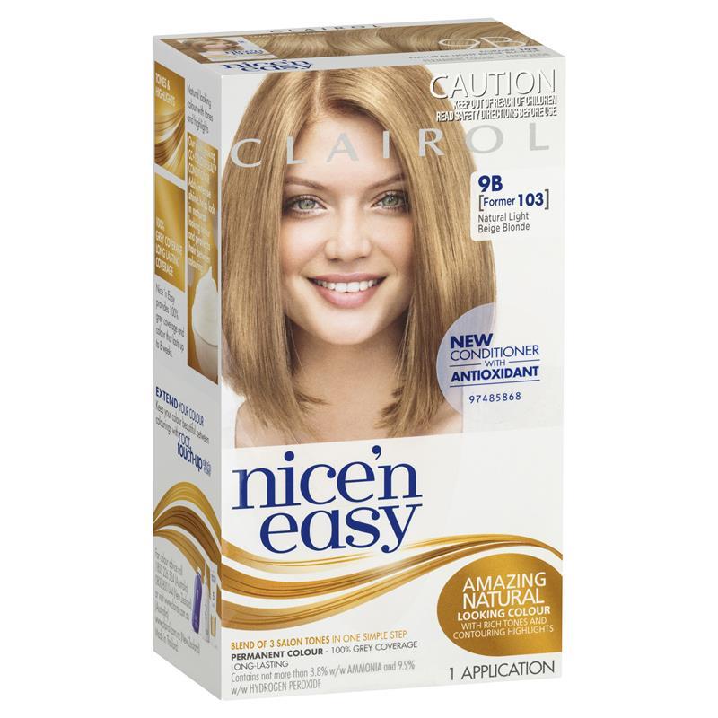 Clairol Nice Easy 103 Light Beige Blonde 4902430075749 Ebay