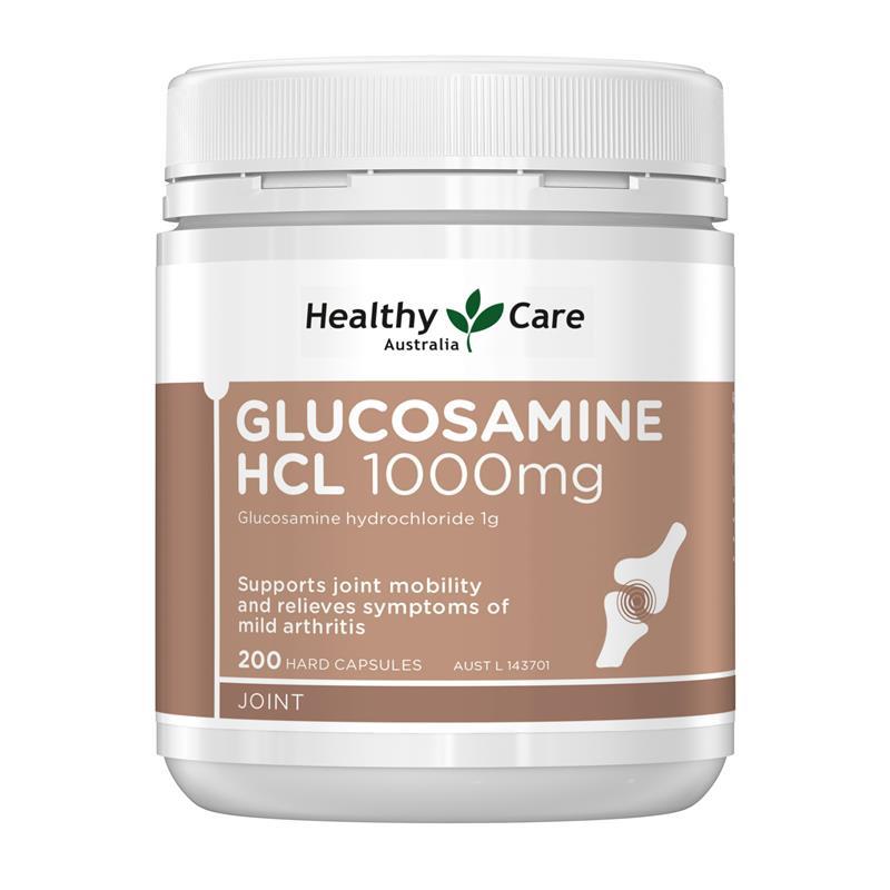 Buy Healthy Care Glucosamine HCL 1000mg 200 Capsules Online at Chemist