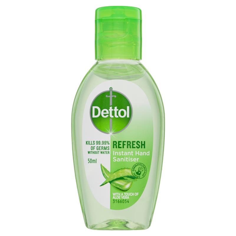 Buy Dettol Instant Hand Sanitizer Refresh 50ml Online at ...