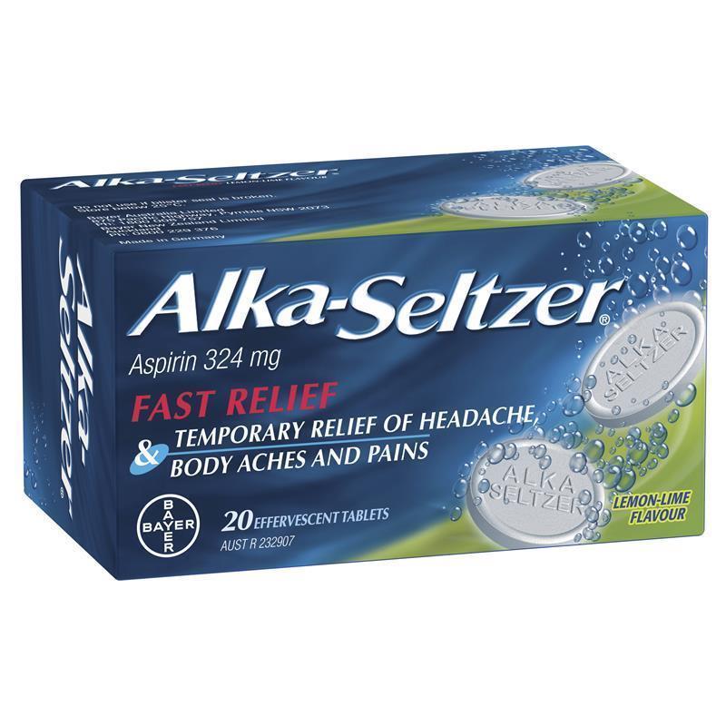 Buy Alka Seltzer Lemon 20 Online at Chemist Warehouse®