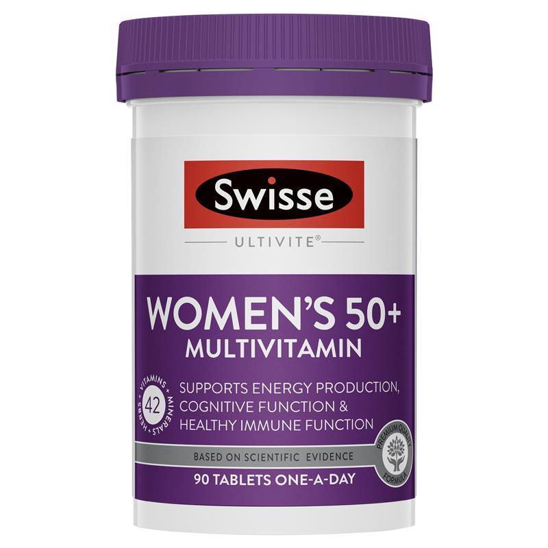 Swisse Women's Ultivite 50+ Multivitamin 90 Tablets 9311770588225  eBay