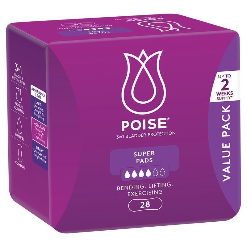 Buy Poise Super Pads Bulk 28 Online at Chemist Warehouse®