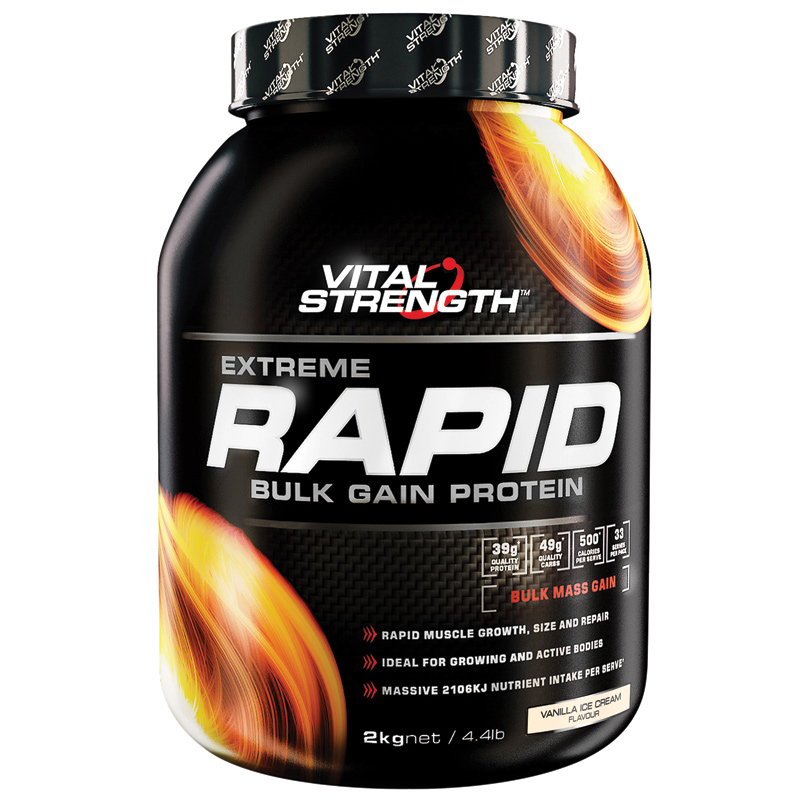 VitalStrength Extreme Rapid Weight Gainer 2Kg Vanilla Chemist Warehouse