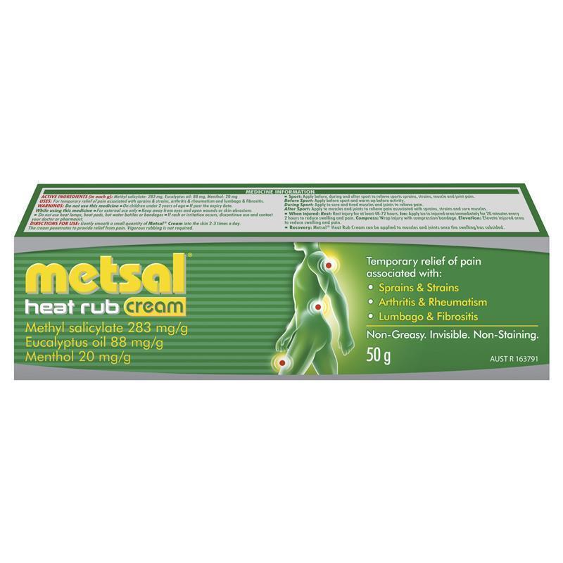Buy Metsal Cream 50g Online at Chemist Warehouse®