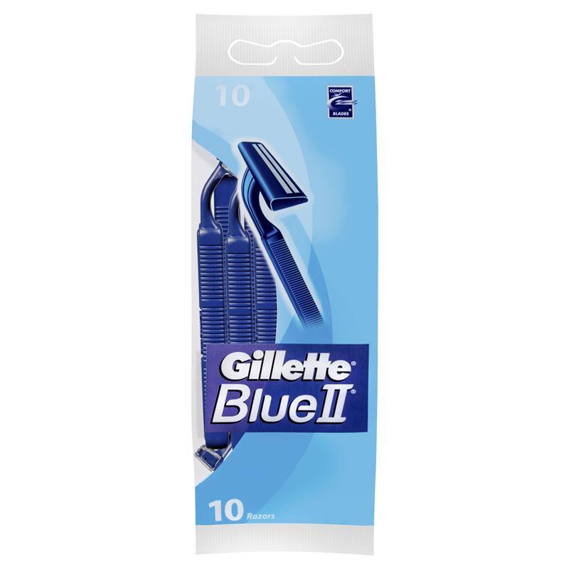 Buy Gillette Disposable Razors Blue II 10 Pack Online at Chemist Warehouse®