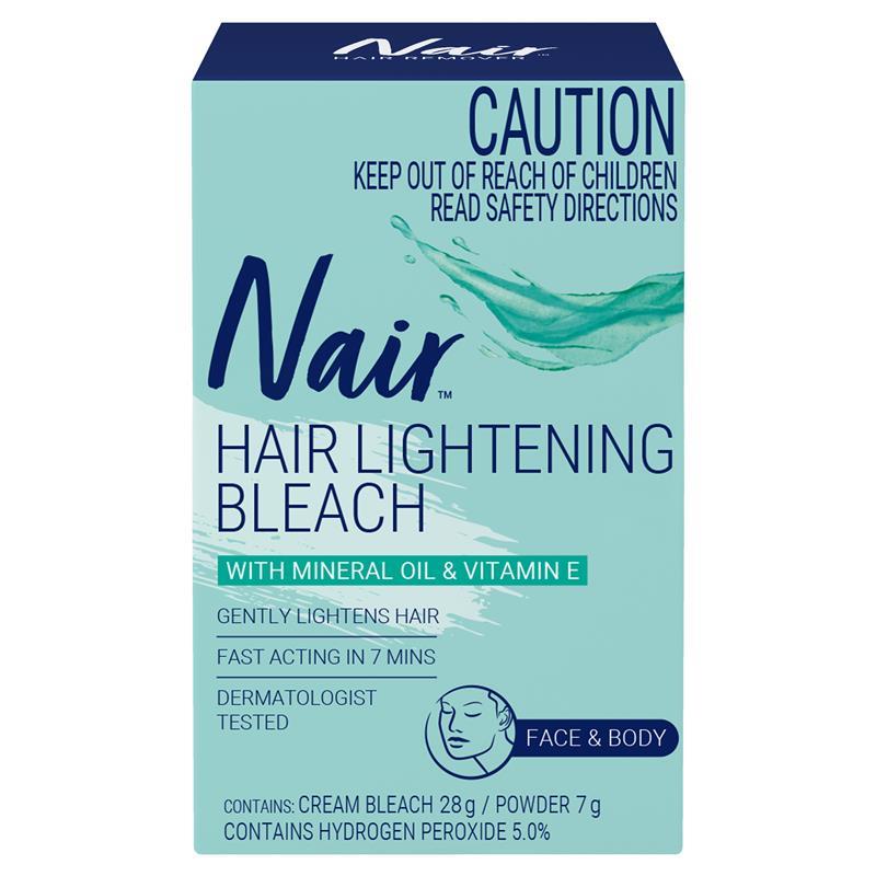 Buy Nair Cream Bleach for Face & Body 28g + 7g Online at Chemist Warehouse®