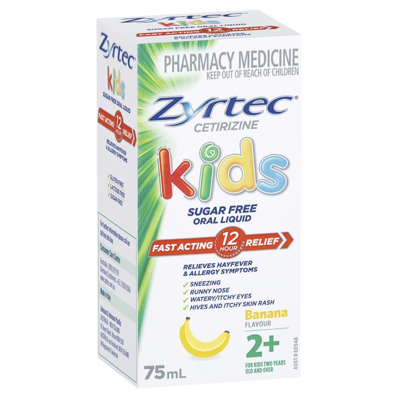 can a child take zyrtec and cough syrup