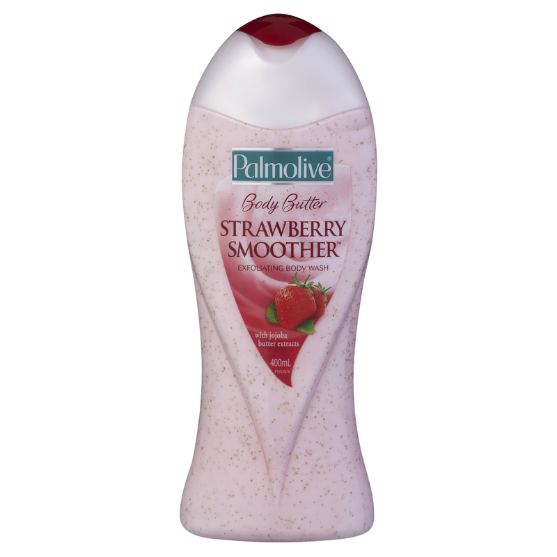 Palmolive Shower Gel Body Butter Strawberry Smoother 400ml Chemist