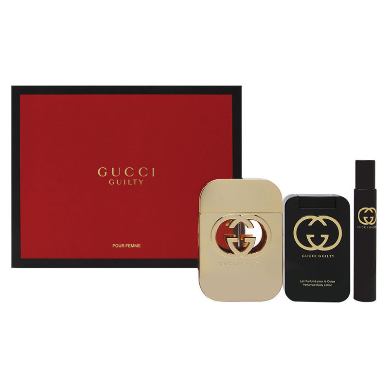 Buy Gucci Guilty 75ml Eau de Toilette 3 Piece Gift Set Online at