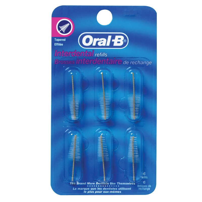 Oral B Interdental Brush Refill Tapered 6 Pack - Chemist Warehouse