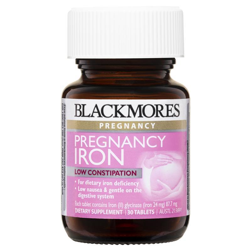 Buy Blackmores Pregnancy Iron 30 Tablets Online At Chemist Warehouse 