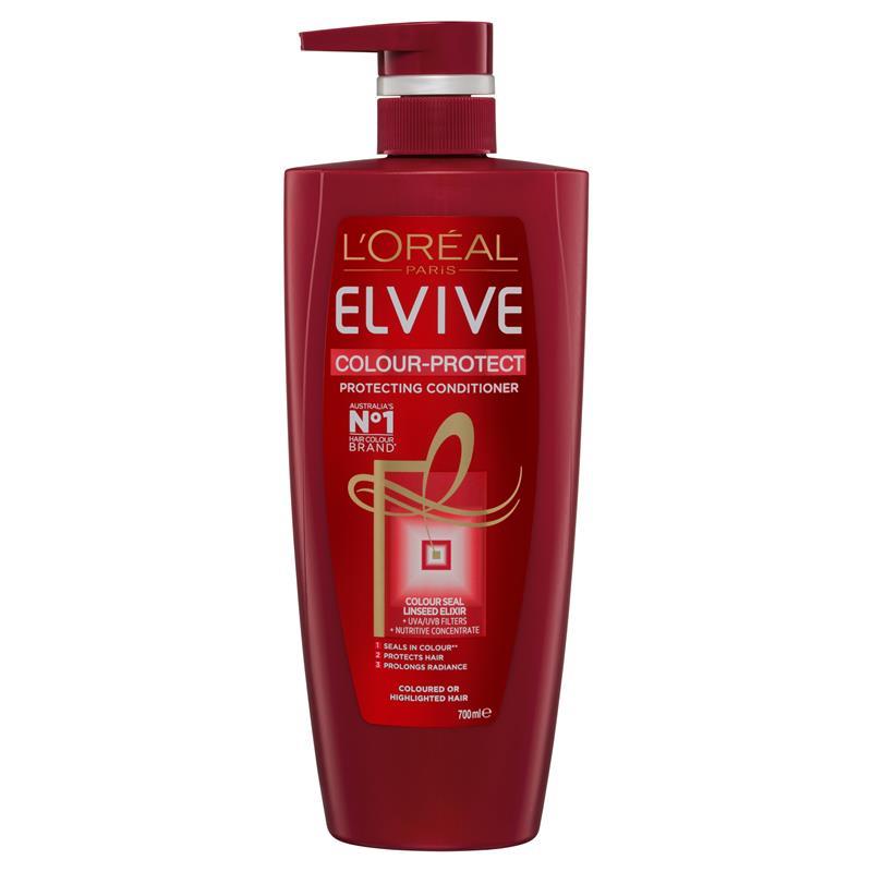 L'Oreal Paris Elvive Colour Protect Conditioner 700ml for Coloured Hair