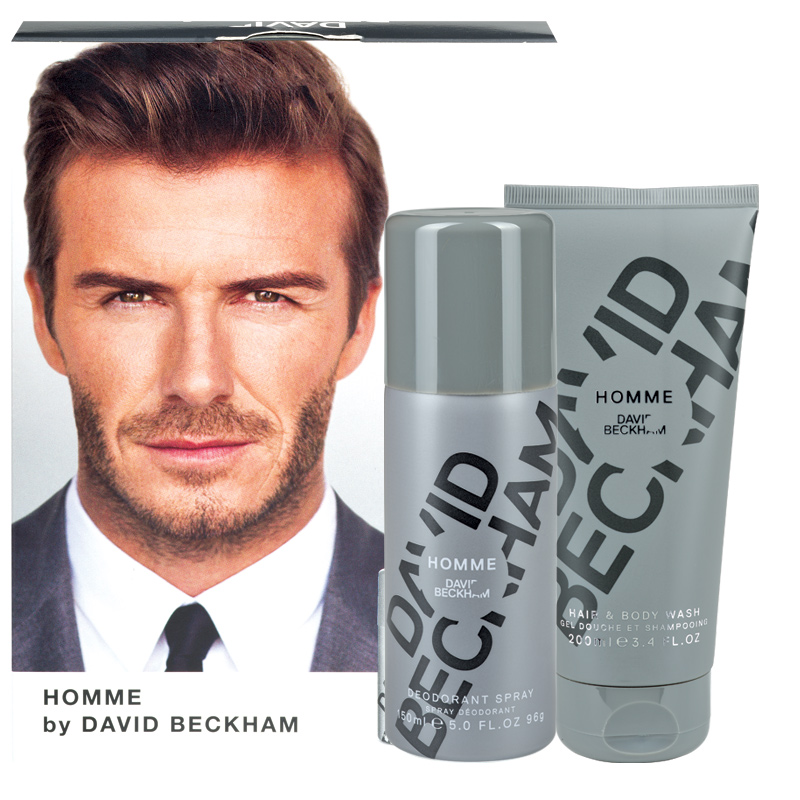 David Beckham Homme Shower Gel & Body Spray Set - Chemist Warehouse