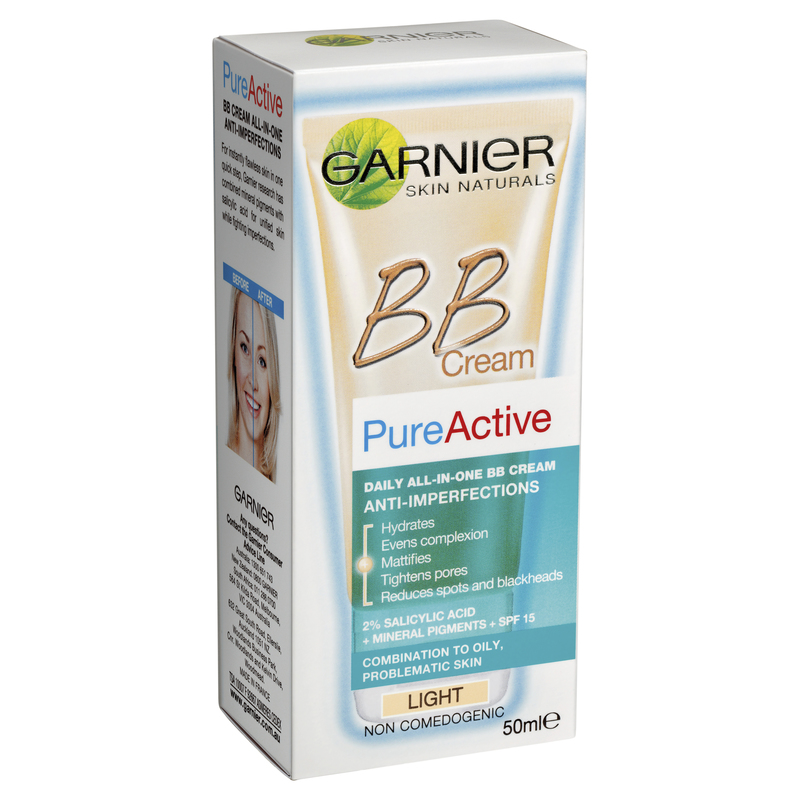 Garnier Pure Active BB Cream Light 50ml Chemist Warehouse