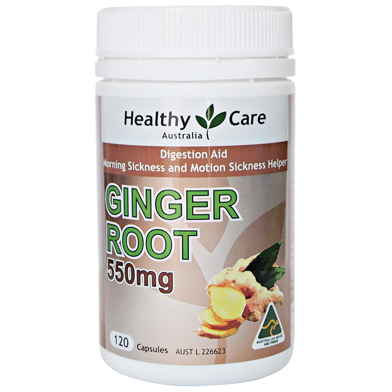 Healthy Care Ginger Root 550mg 120 Capsules Chemist Warehouse