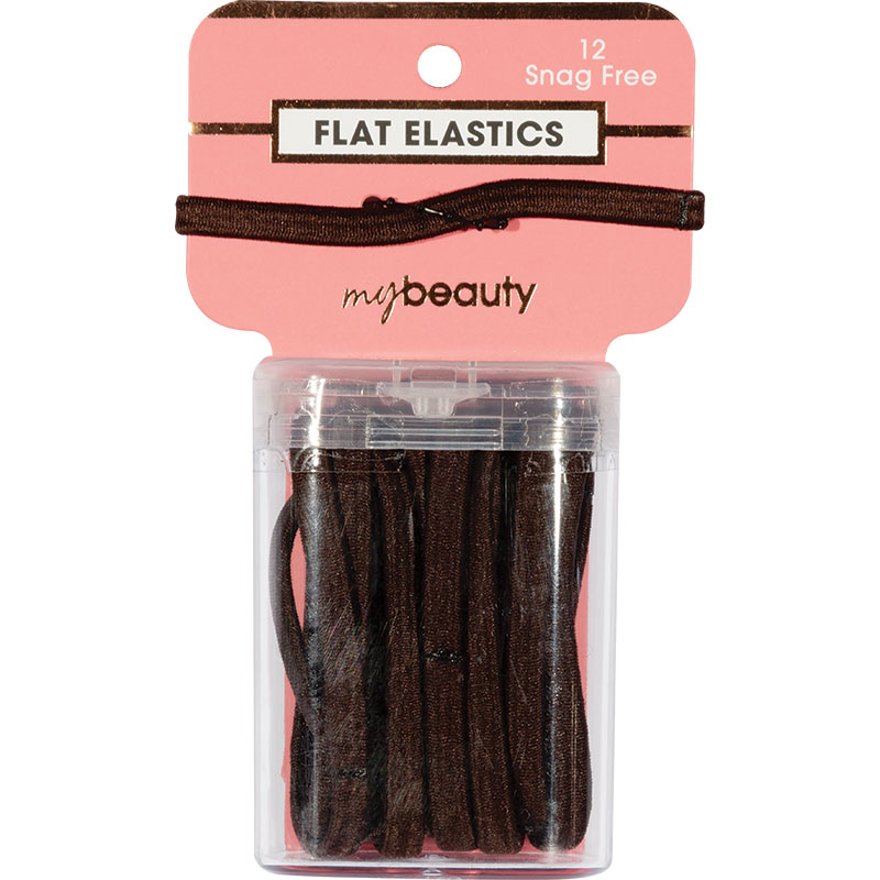 Buy My Beauty Hair Snag Free Thick Elastic 12 Pack Brown Online at Chemist  Warehouse®