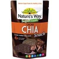 Nature's Way Super Cacao Dipped Chia 100g