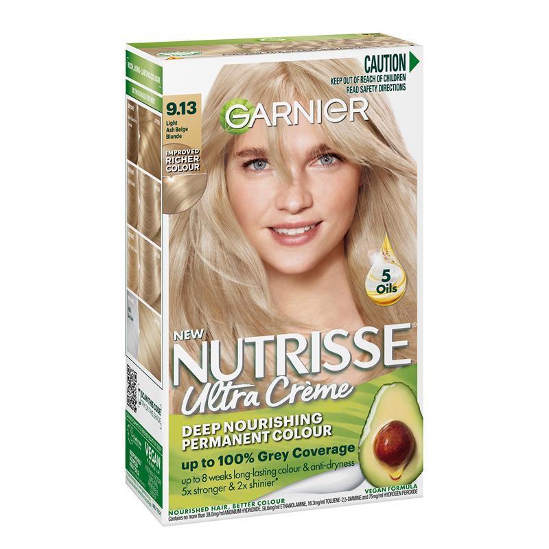 Garnier Nutrisse Pearly Blondes 9 13 Light Ash Beige Blonde