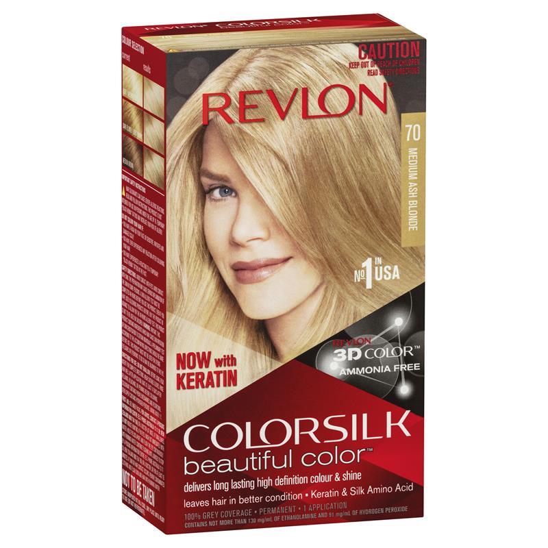 Buy Revlon ColorSilk 70 Medium Ash Blonde Online at ...