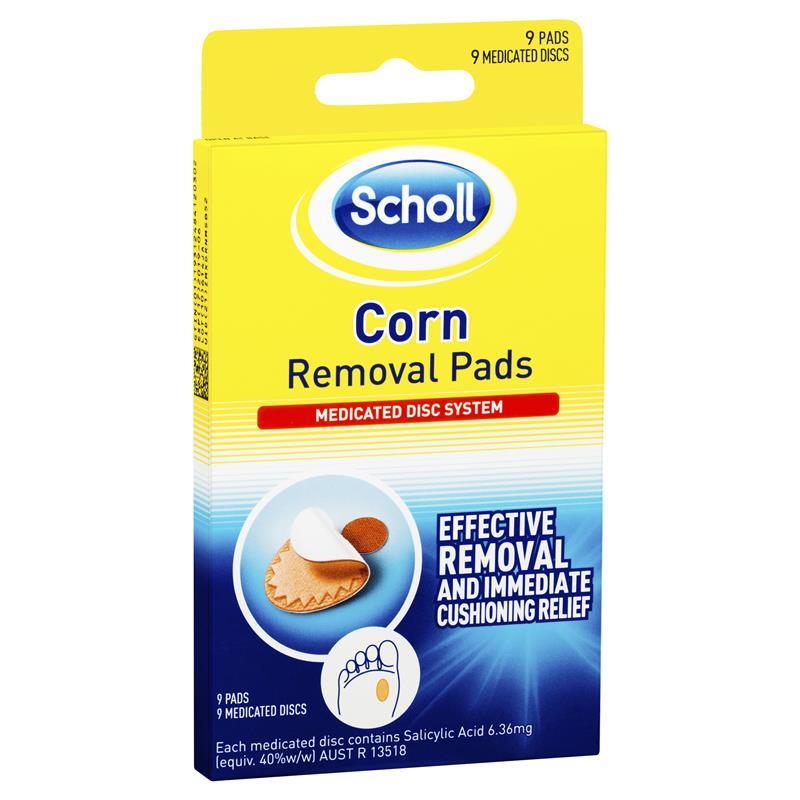 Buy Scholl Corn Removal Pads 9 Online at Chemist Warehouse®