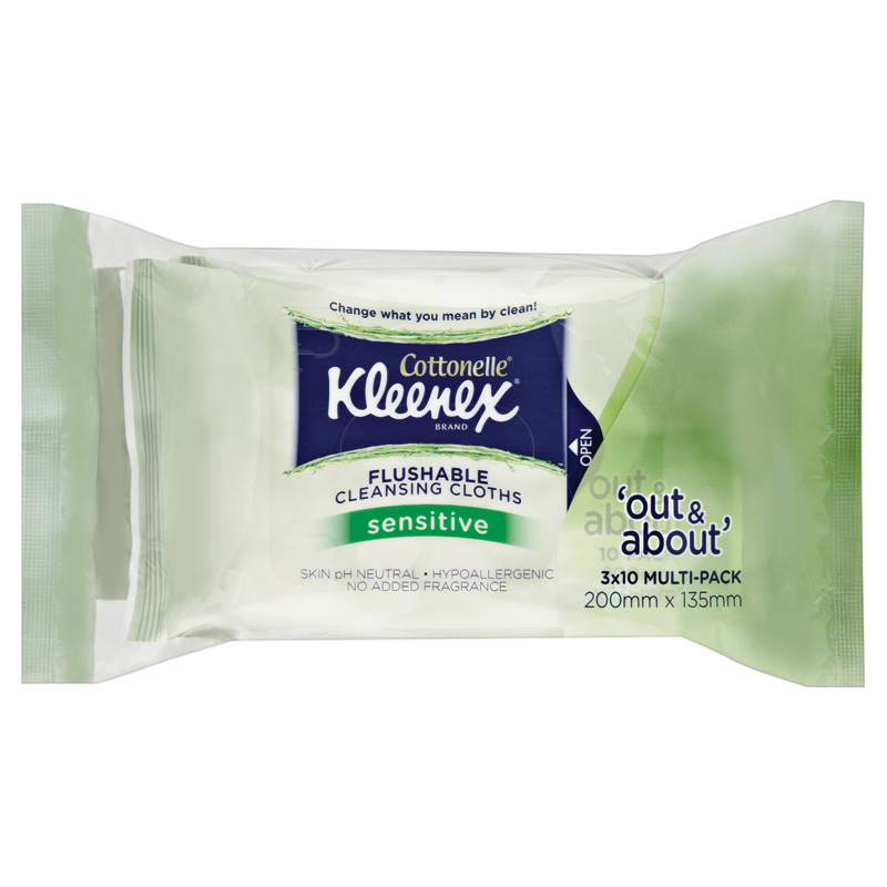 Kleenex Flushable Wipes Travel Pack Chemist Warehouse