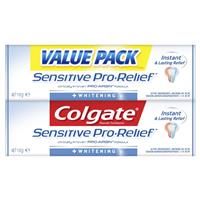 Colgate Toothpaste Sensitive Pro Relief Whitening 110g Twin Pack